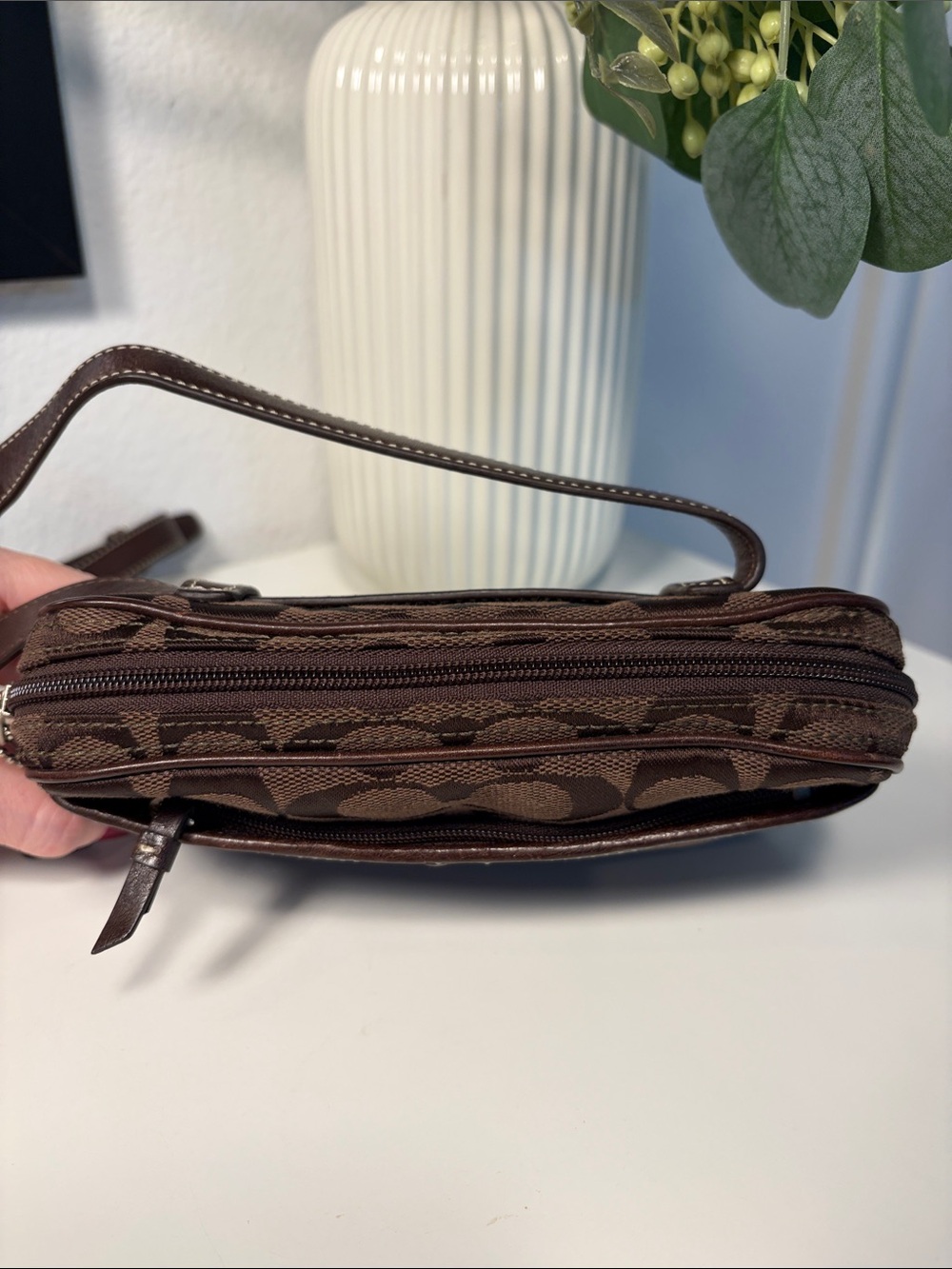 COACH Y2K Mini Signature Jacquard Canvas Belt Bag - Picture 11 of 16